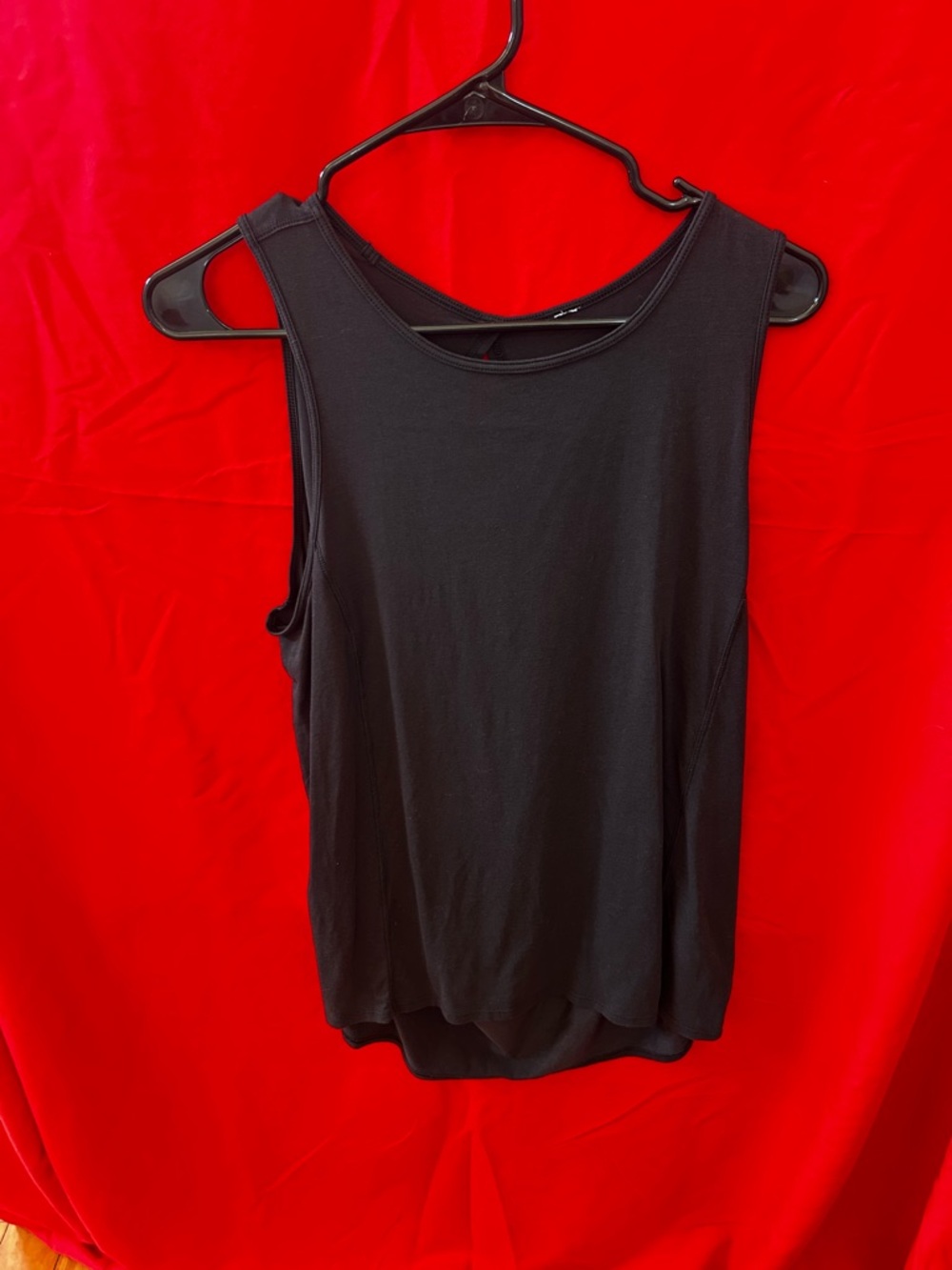 Black Sleeveless Women's Tank Top